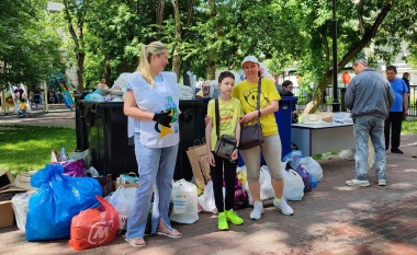 Жители Соколиной сдали на переработку более 3 кубометров отходов!